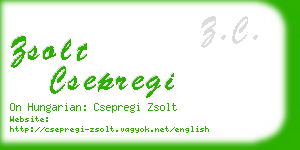 zsolt csepregi business card